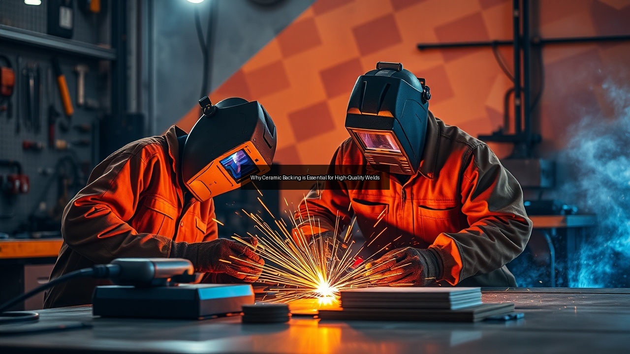 protective gear ceramic back metal backing materials welding